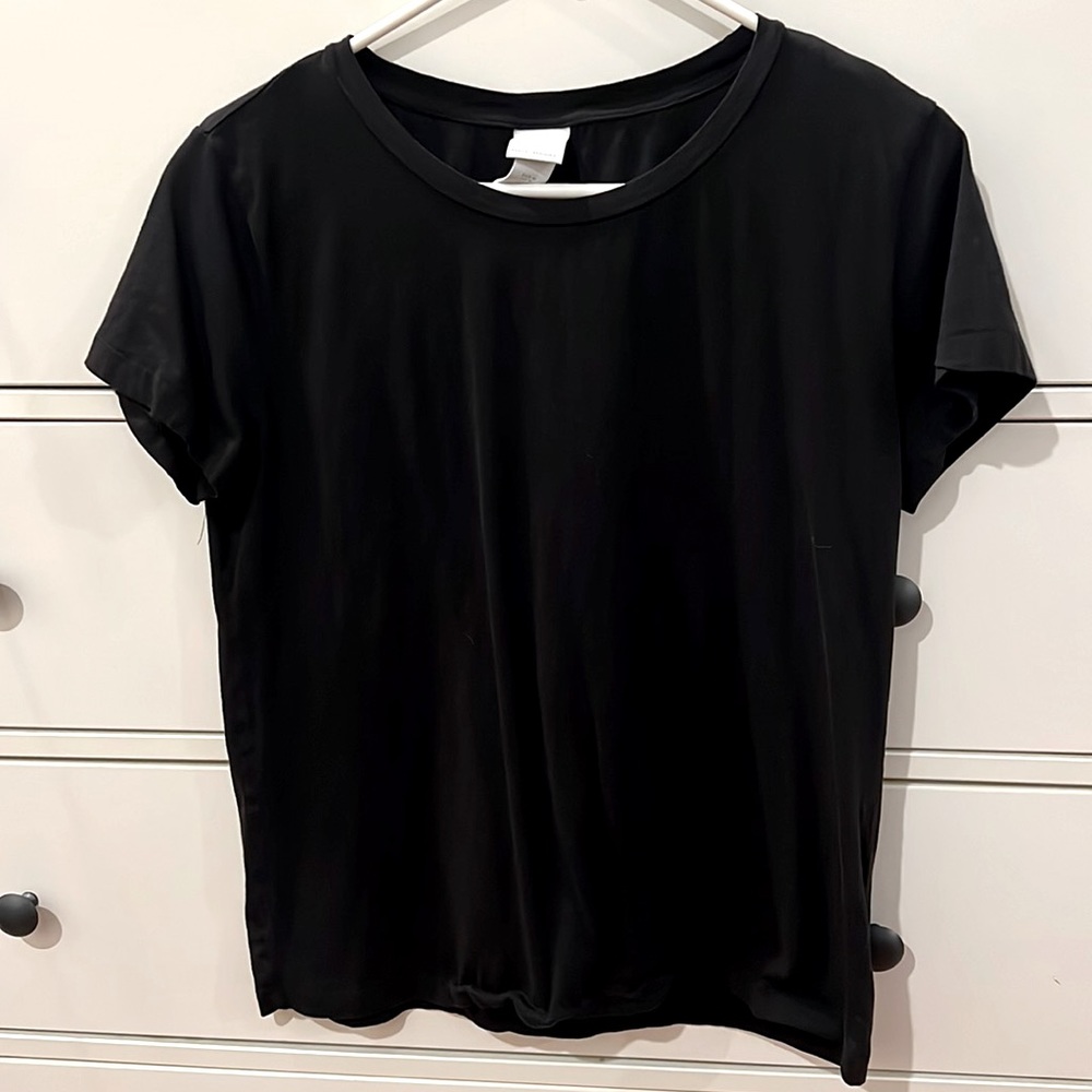 Plain Black Top size M